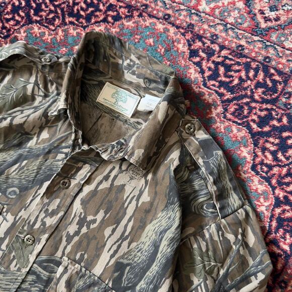 Vintage Mossy Oak Shirt Men’s Size Medium 21x30.5 Long Sleeve Treestand Camo - Picture 7 of 8